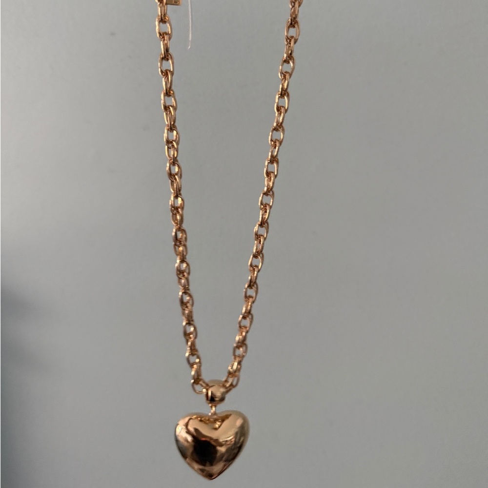 Park Lane Gold Minnie Heart Pendant Link Necklace
